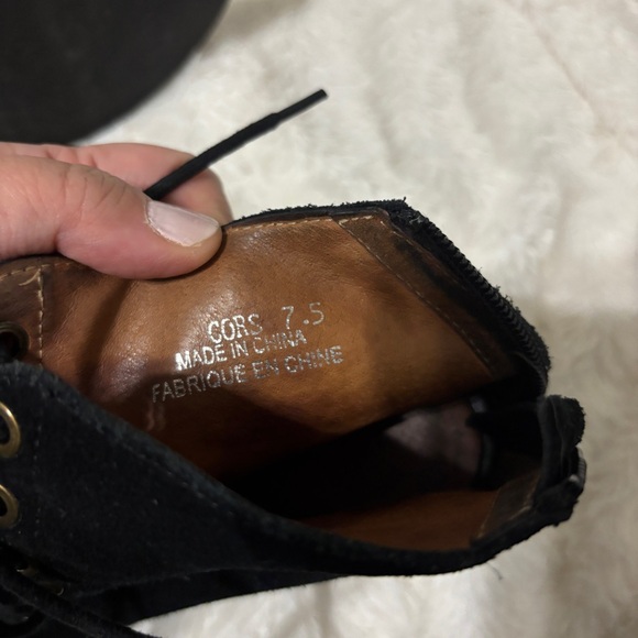 Jeffrey Campbell Black Lace-Up Boots - Picture 9 of 11